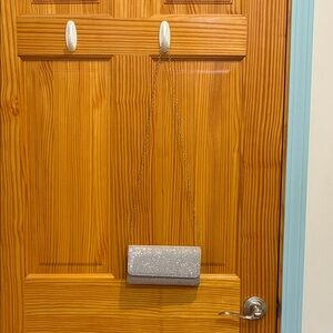 Elegant Silver Clutch Bag